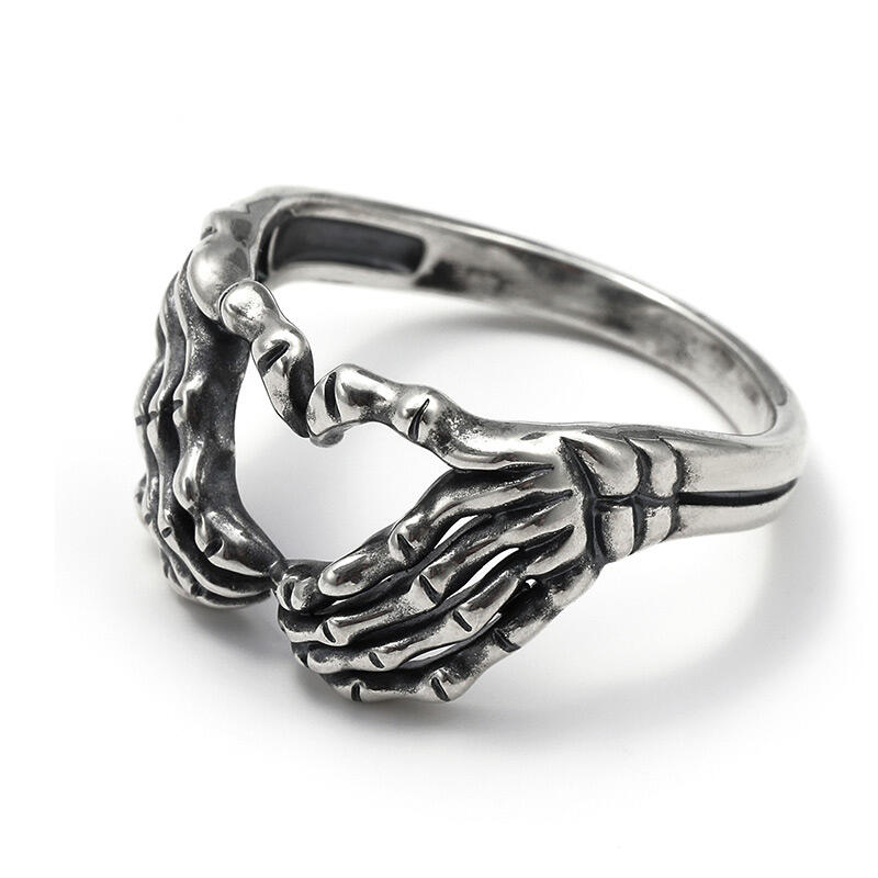 Et maison "Loyalty and Love" Claddagh Sterling Silver Men's Ring