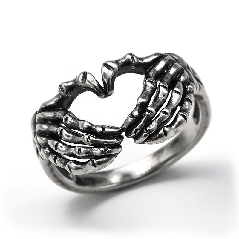 Et maison "Loyalty and Love" Claddagh Sterling Silver Men's Ring