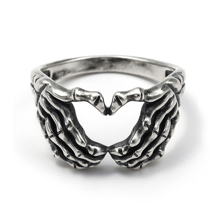 Et maison "Loyalty and Love" Claddagh Sterling Silver Men's Ring
