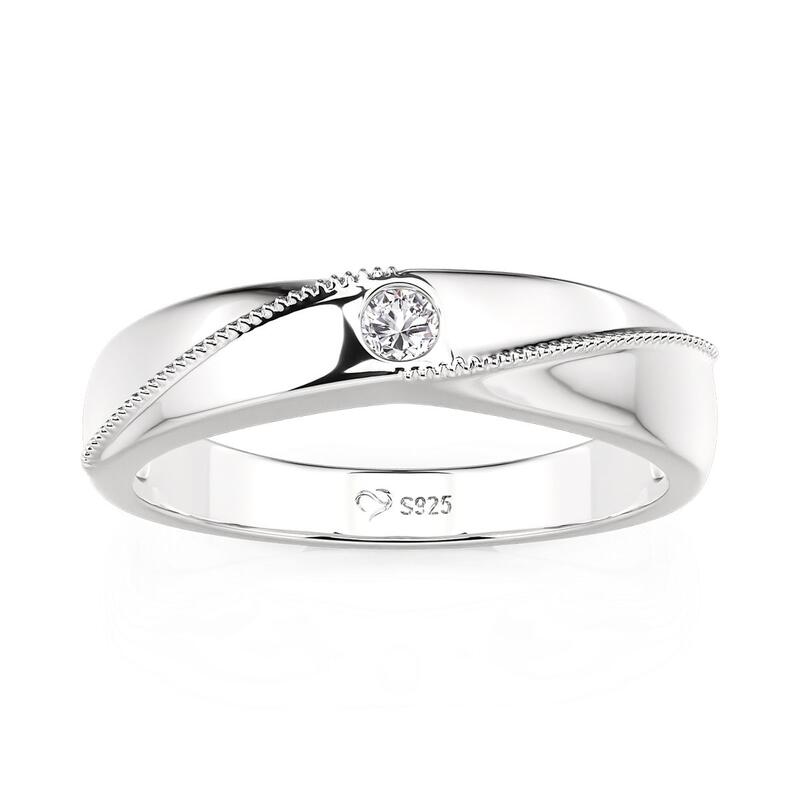 Et maison Classic Reverse Tapered Wedding Band for Men