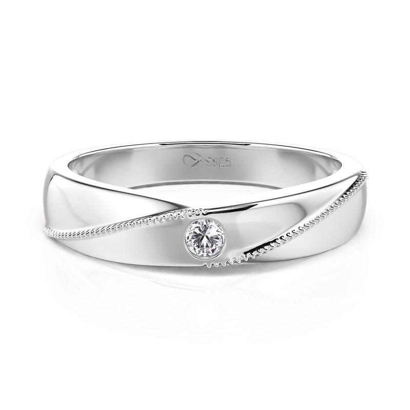 Et maison Classic Reverse Tapered Wedding Band for Men