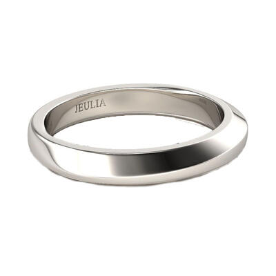Et maison Simple Sterling Silver Men's Band