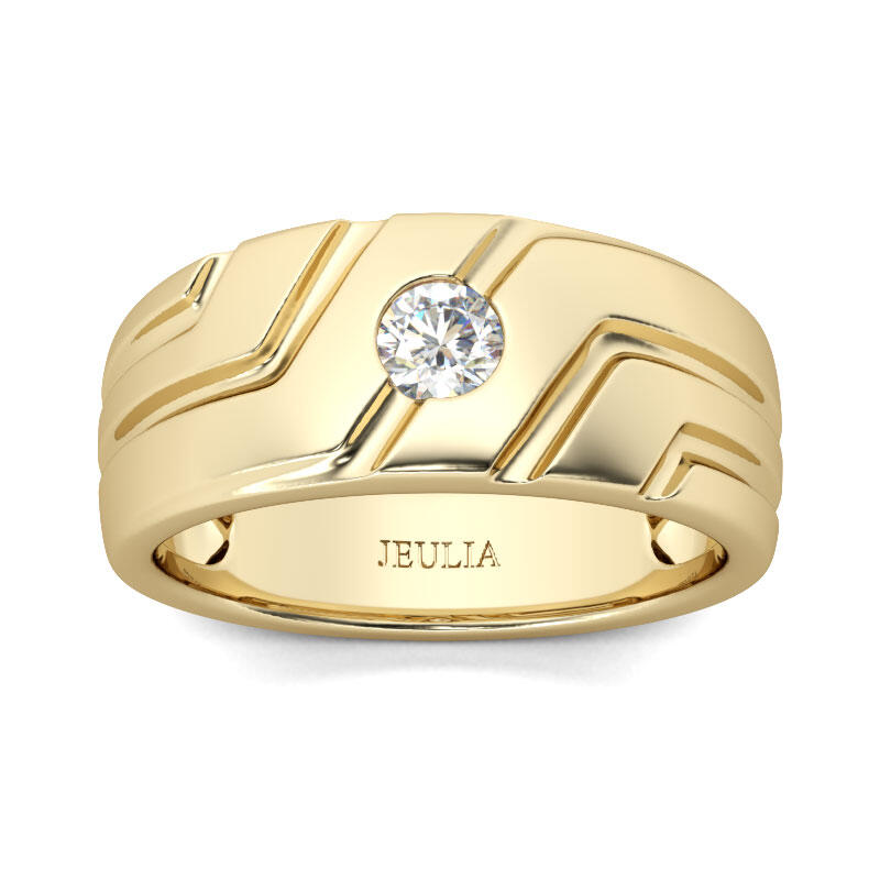 Et maison Asymmetric Men's Ring