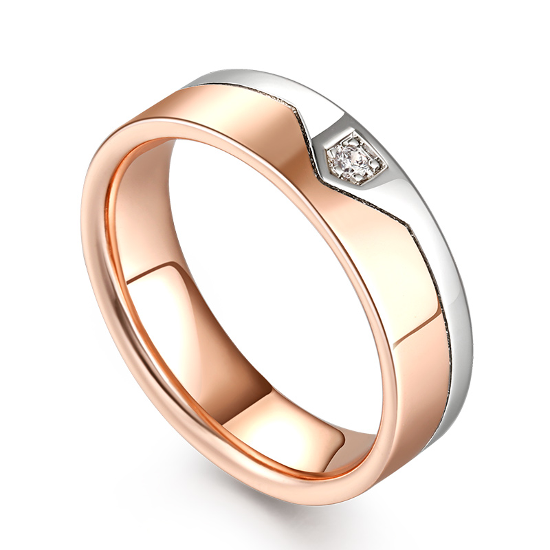 Et maison "Timelessness" Two Tone Sterling Silver Men's Band