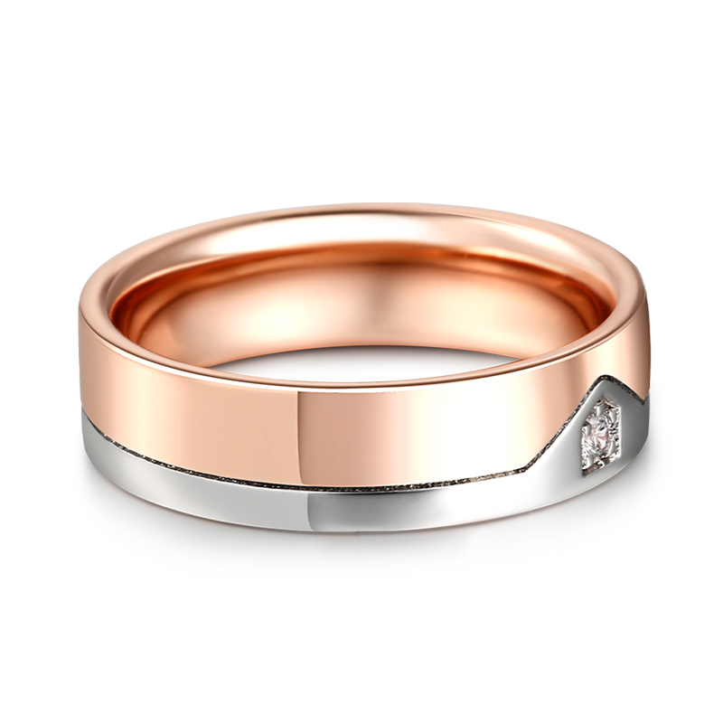 Et maison "Timelessness" Two Tone Sterling Silver Men's Band