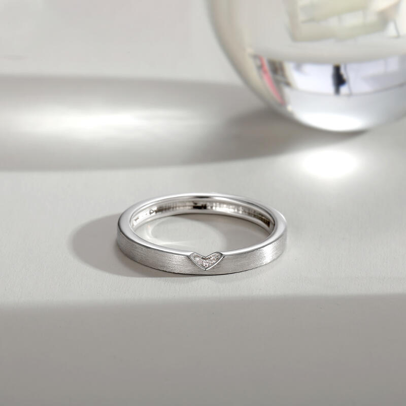 Et maison Brushed Finish Custom Men's Wedding Band