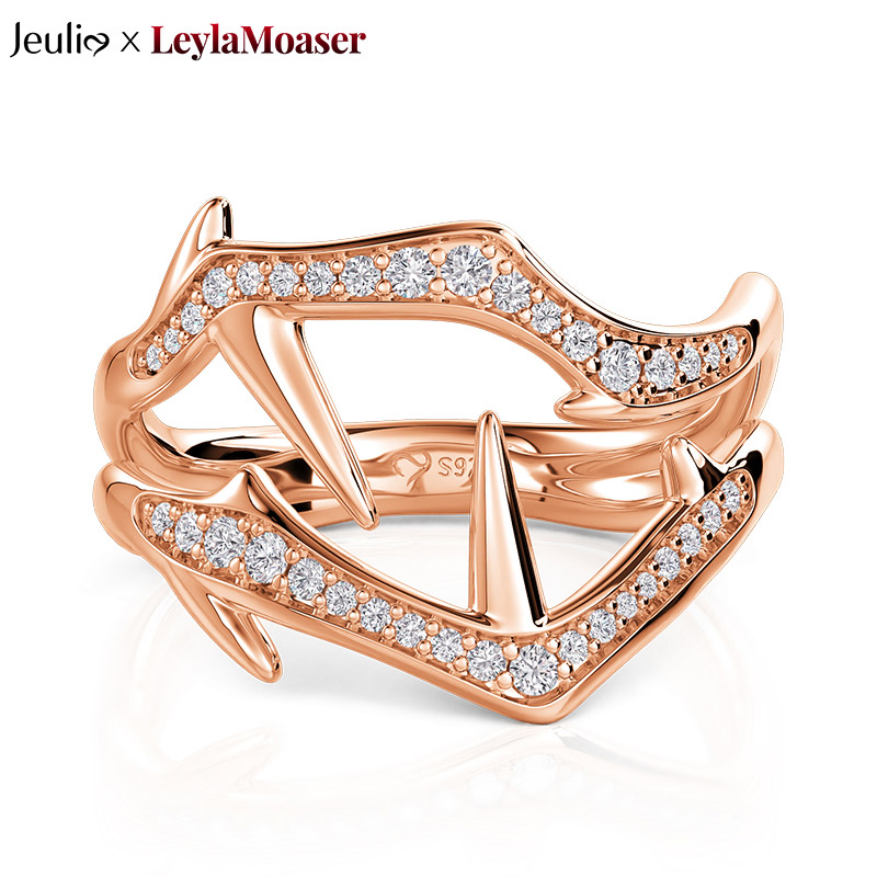Et maison x Leyla Thorn Wilderness Men's Rose Gold Ring