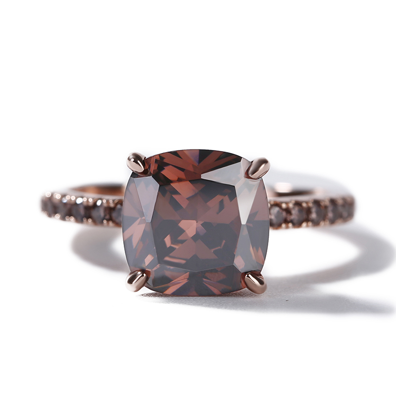 Et maison Classic Cushion Cut Sterling Silver Ring