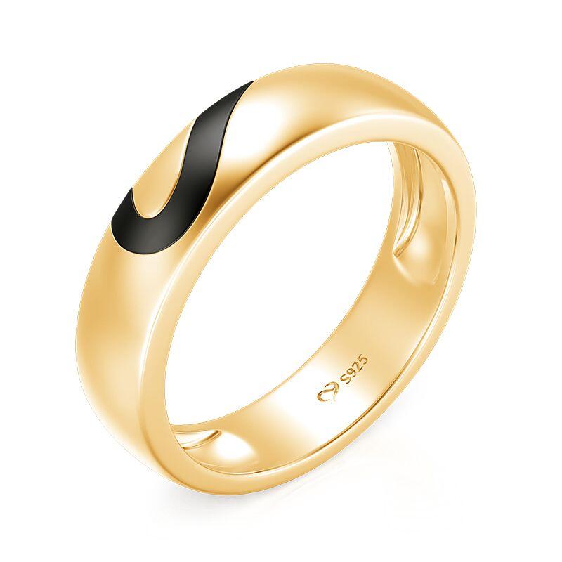 Et maison Heart Inspired Yellow Gold Men's Wedding Band