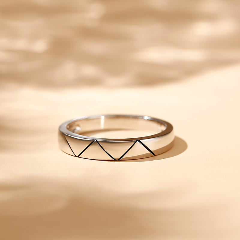 Et maison Classic Design Sterling Silver Men's Band