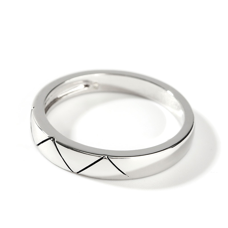 Et maison Classic Design Sterling Silver Men's Band