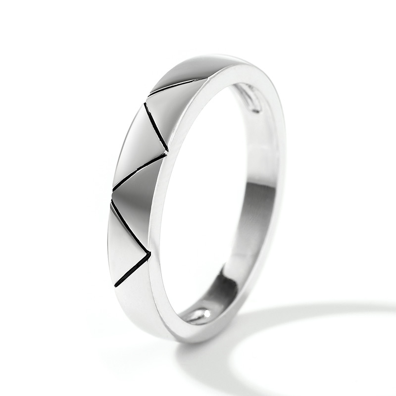 Et maison Classic Design Sterling Silver Men's Band