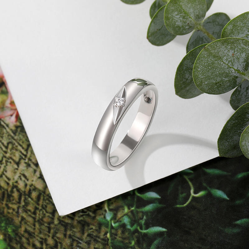 Et maison Winged Sterling Silver Promise Ring for Men