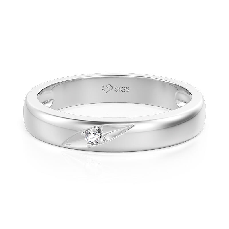 Et maison Winged Sterling Silver Promise Ring for Men