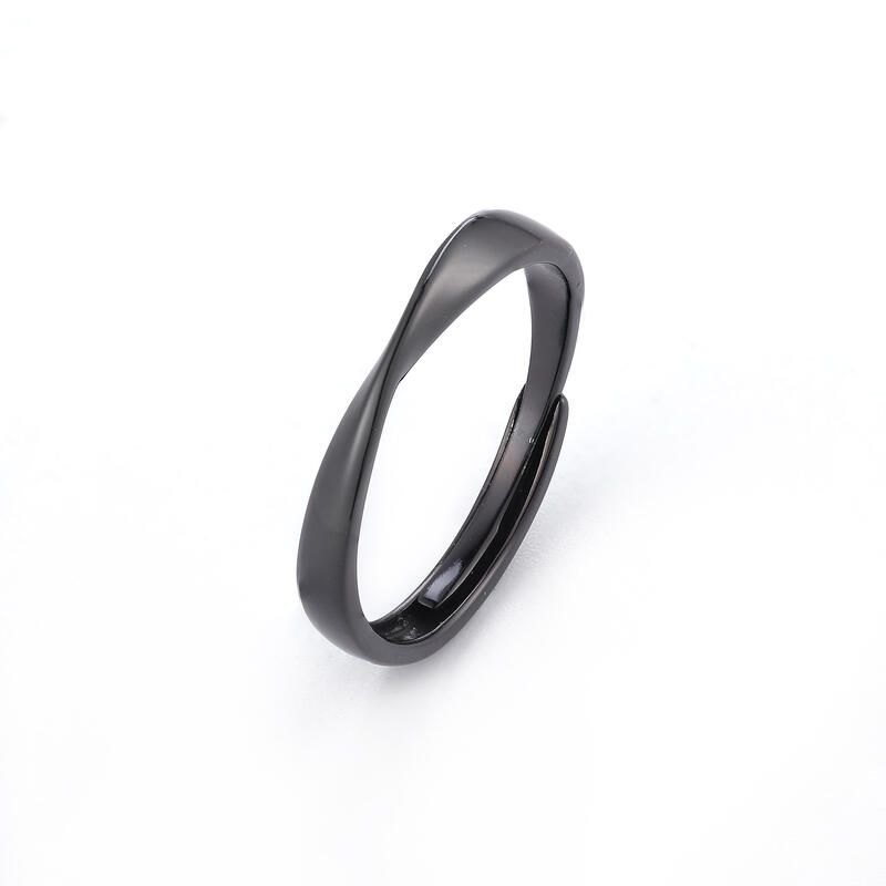 Et maison Mobius Sterling Silver Men's Band