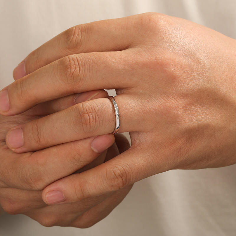 Et maison Minimalist Twist Adjustable Open Ring for Men