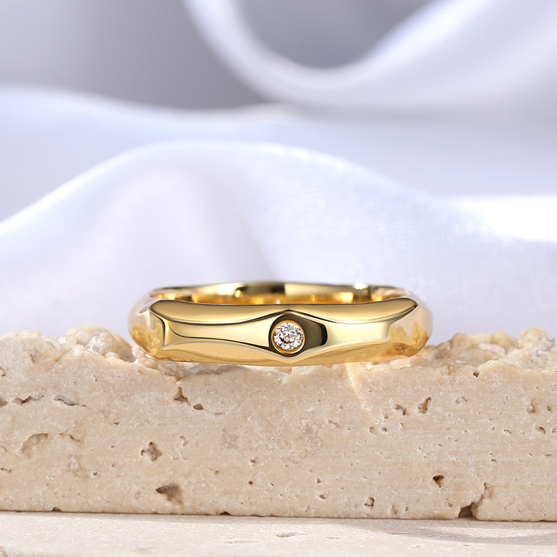 Et maison "Minimalism" Classic Design Sterling Silver Men's Band