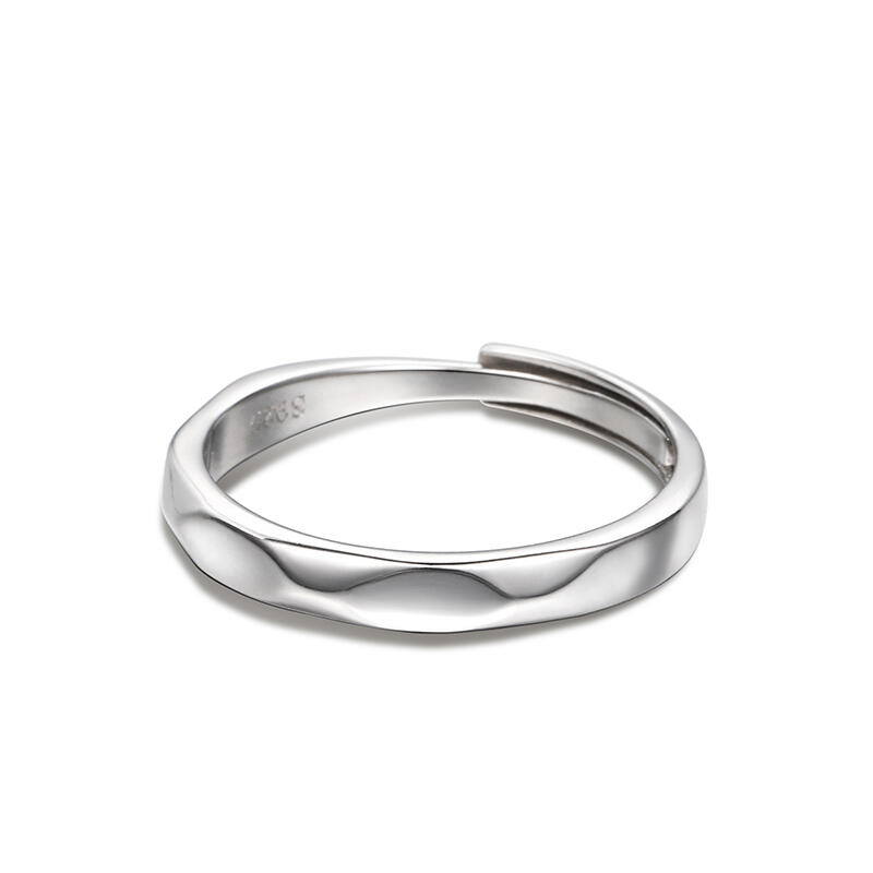 Et maison "The Exclusive Mark of Love" Adjustable Sterling Silver Men's Band