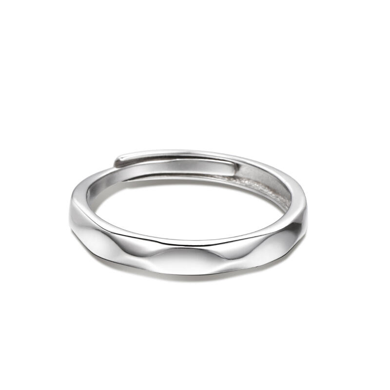 Et maison "The Exclusive Mark of Love" Adjustable Sterling Silver Men's Band