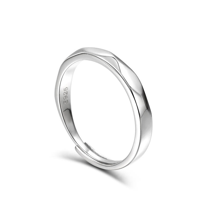 Et maison "The Exclusive Mark of Love" Adjustable Sterling Silver Men's Band