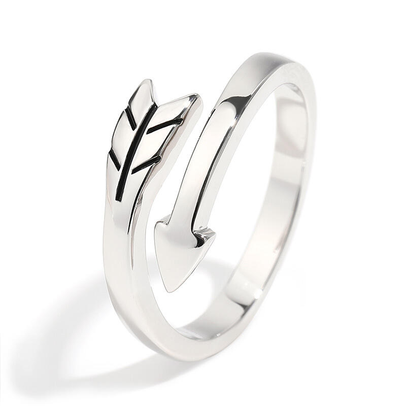 Et maison "Cupid's Arrow" Sterling Silver Men's Ring