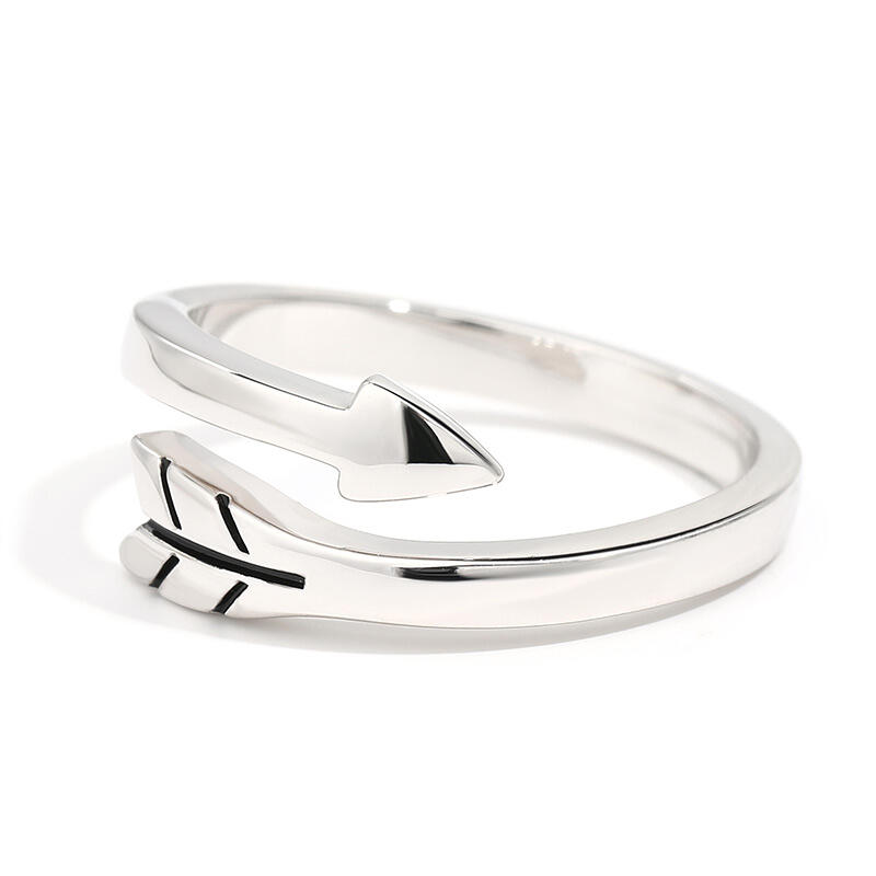 Et maison "Cupid's Arrow" Sterling Silver Men's Ring