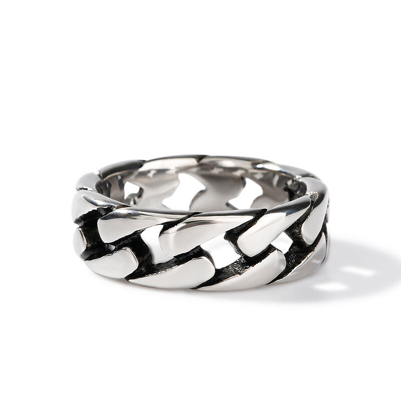 Et maison Chain Design Stainless Steel Men's Band