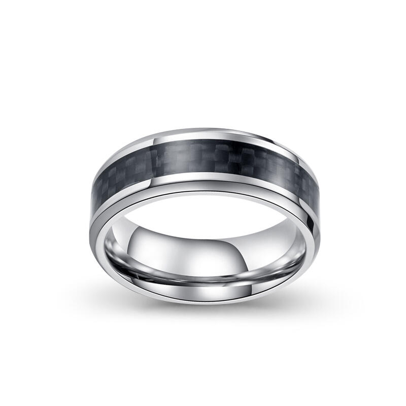 Et maison Carbon Fiber Titanium Steel Men's Band