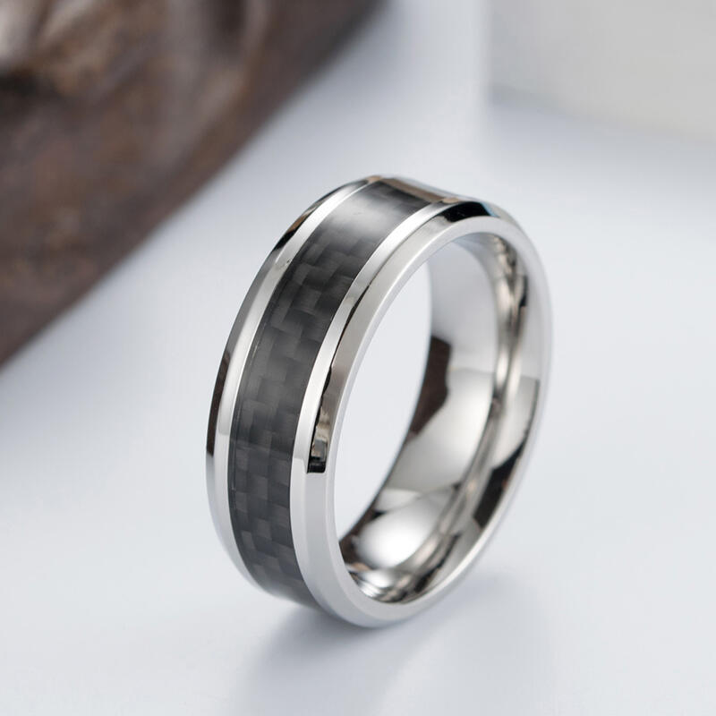 Et maison Carbon Fiber Titanium Steel Men's Band