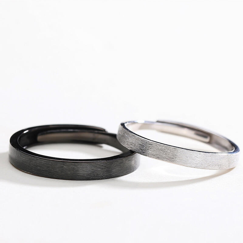 Et maison Simple Sterling Silver Men's Band
