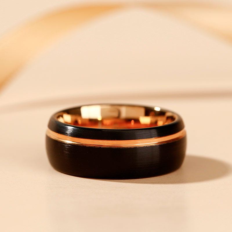 Et maison Two Tone Titanium Steel Men's Band