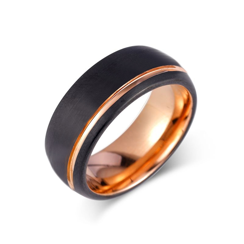 Et maison Two Tone Titanium Steel Men's Band